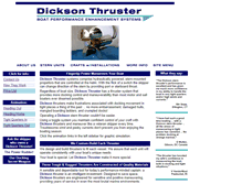 Tablet Screenshot of dickson-thruster.com